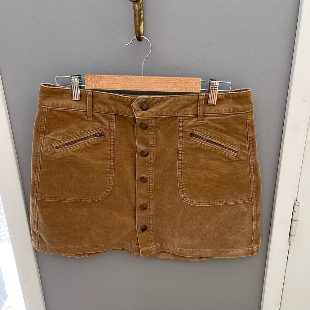 American Eagle Tan Corduroy Skirt - Size 12